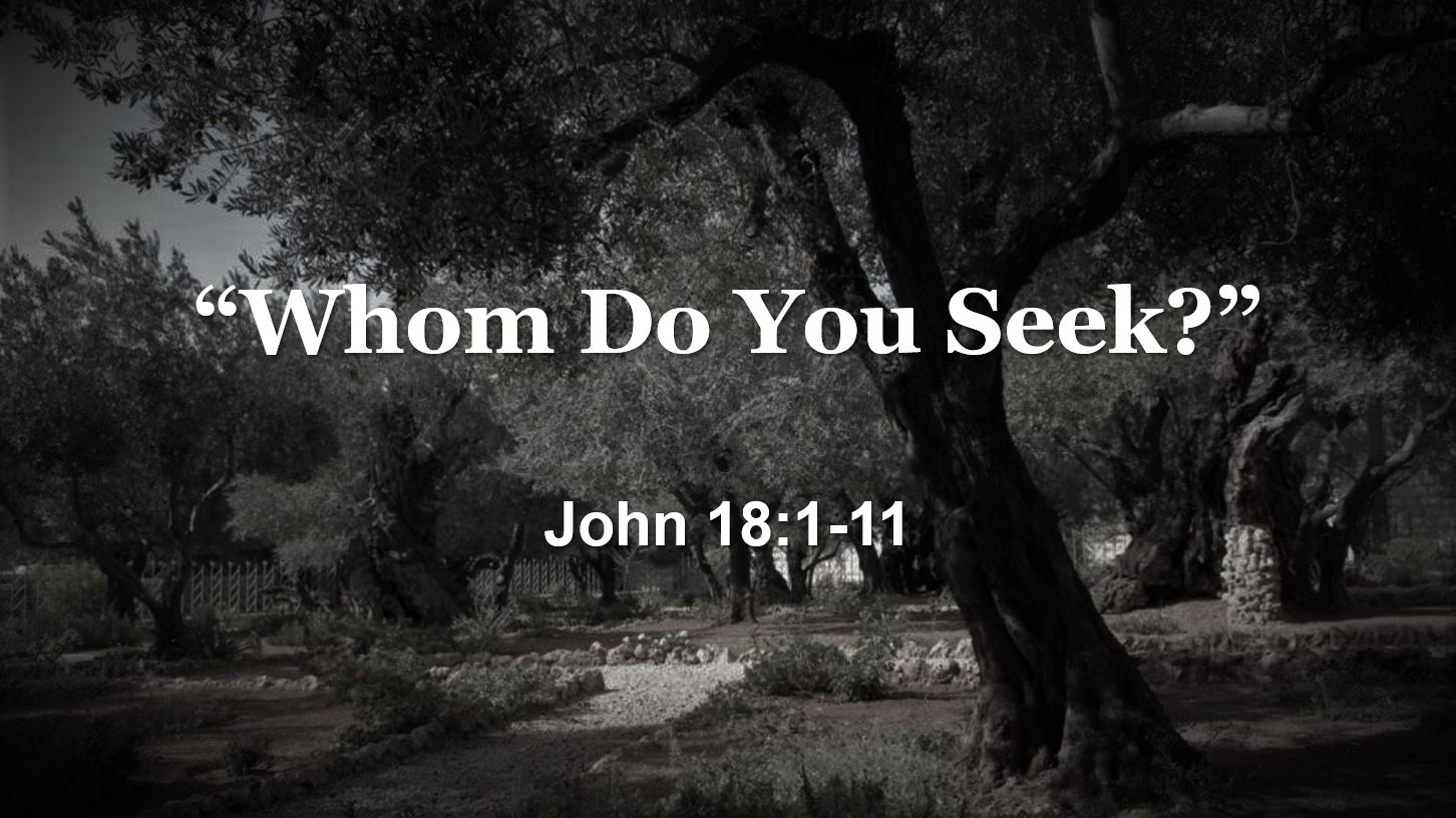 “Whom Do You Seek?”