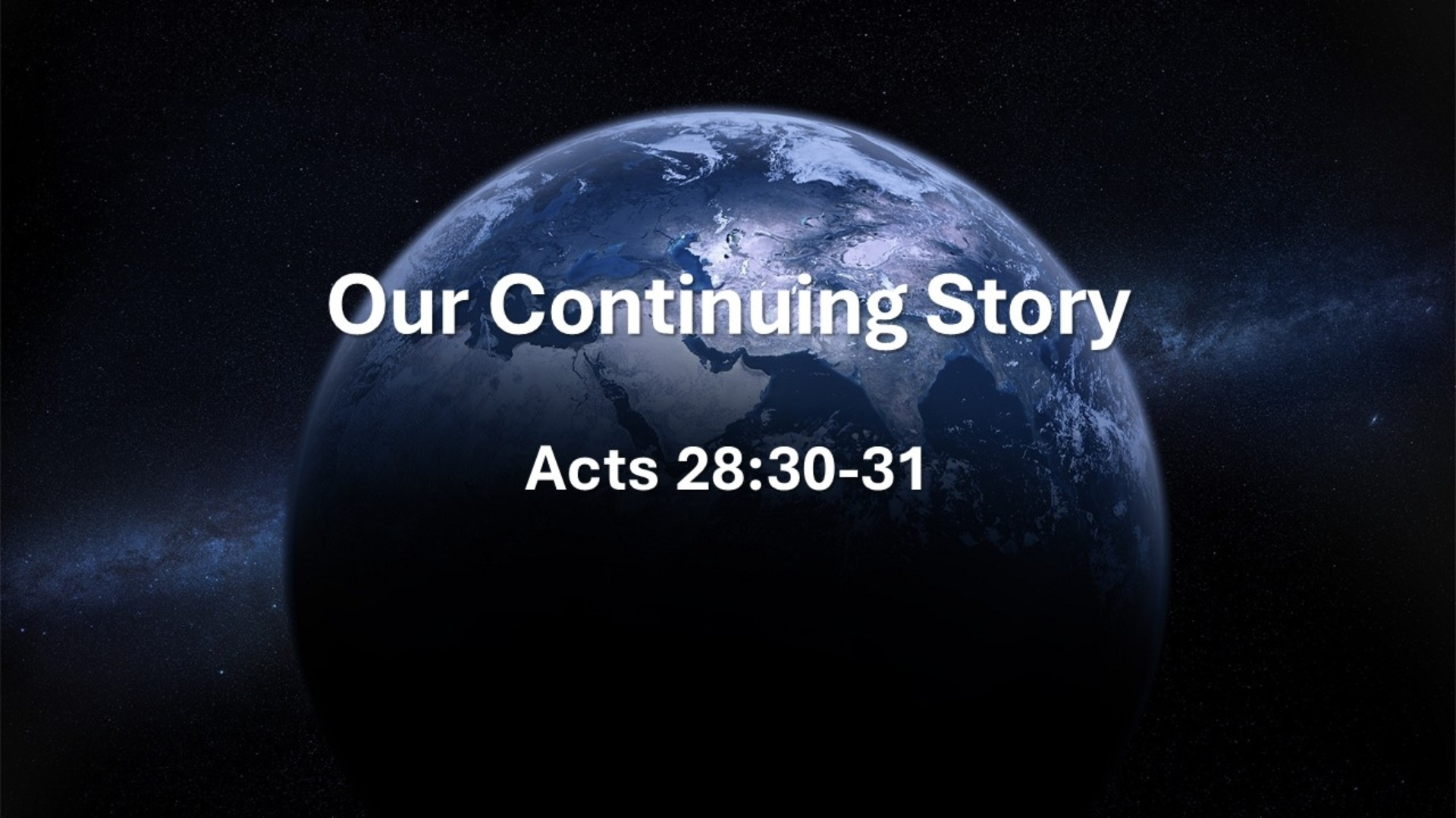 Our Continuing Story
