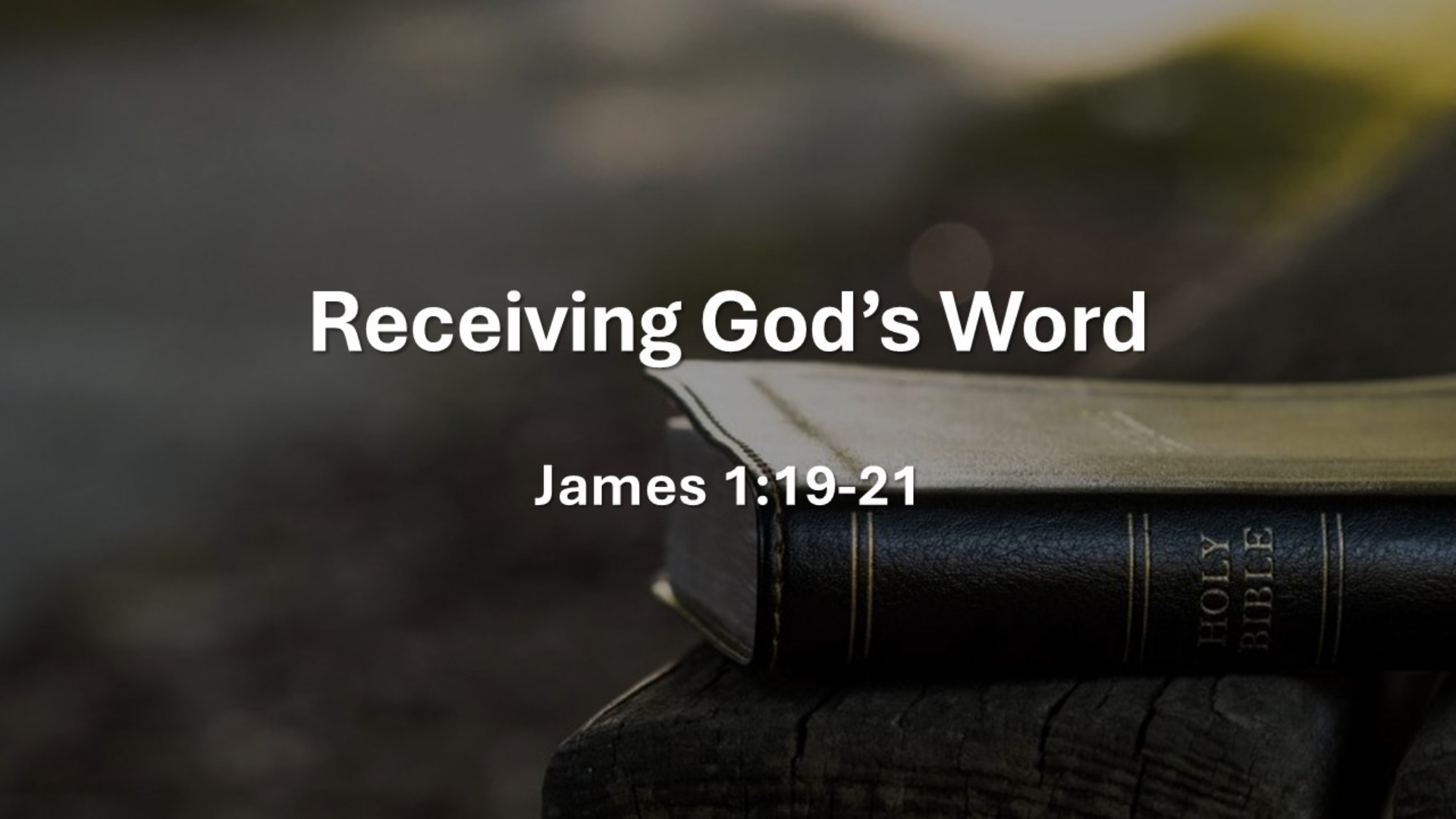 Receiving God’s Word