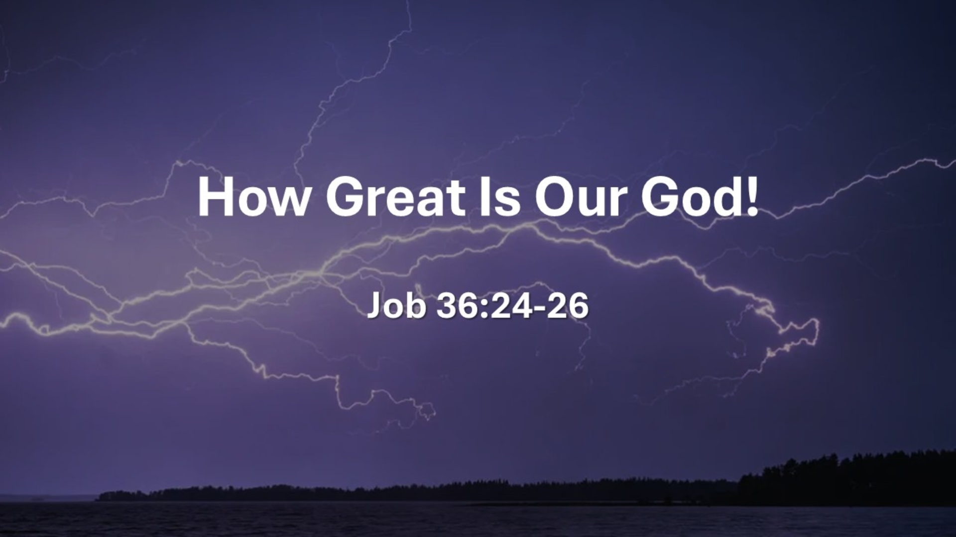 How Great Is Our God
