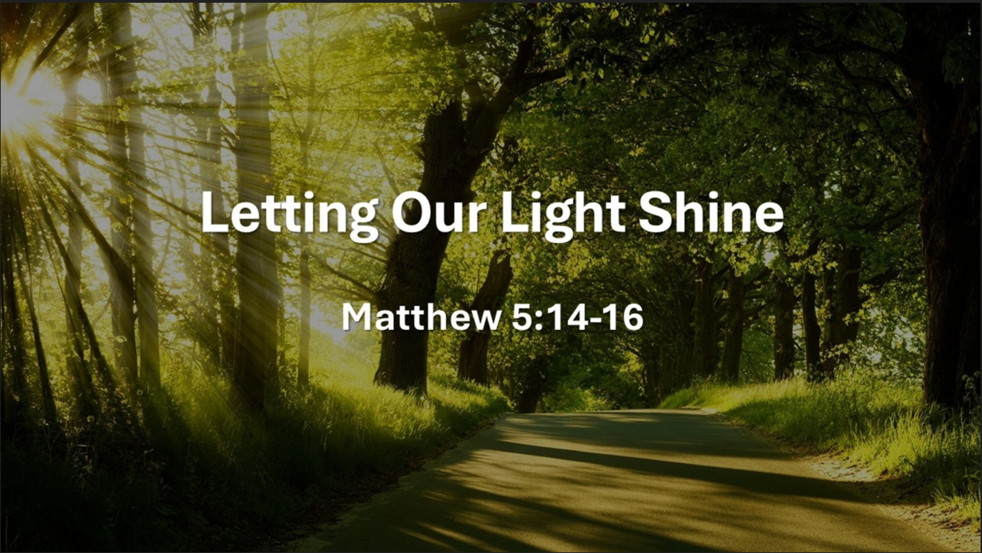 Letting Our Light Shine