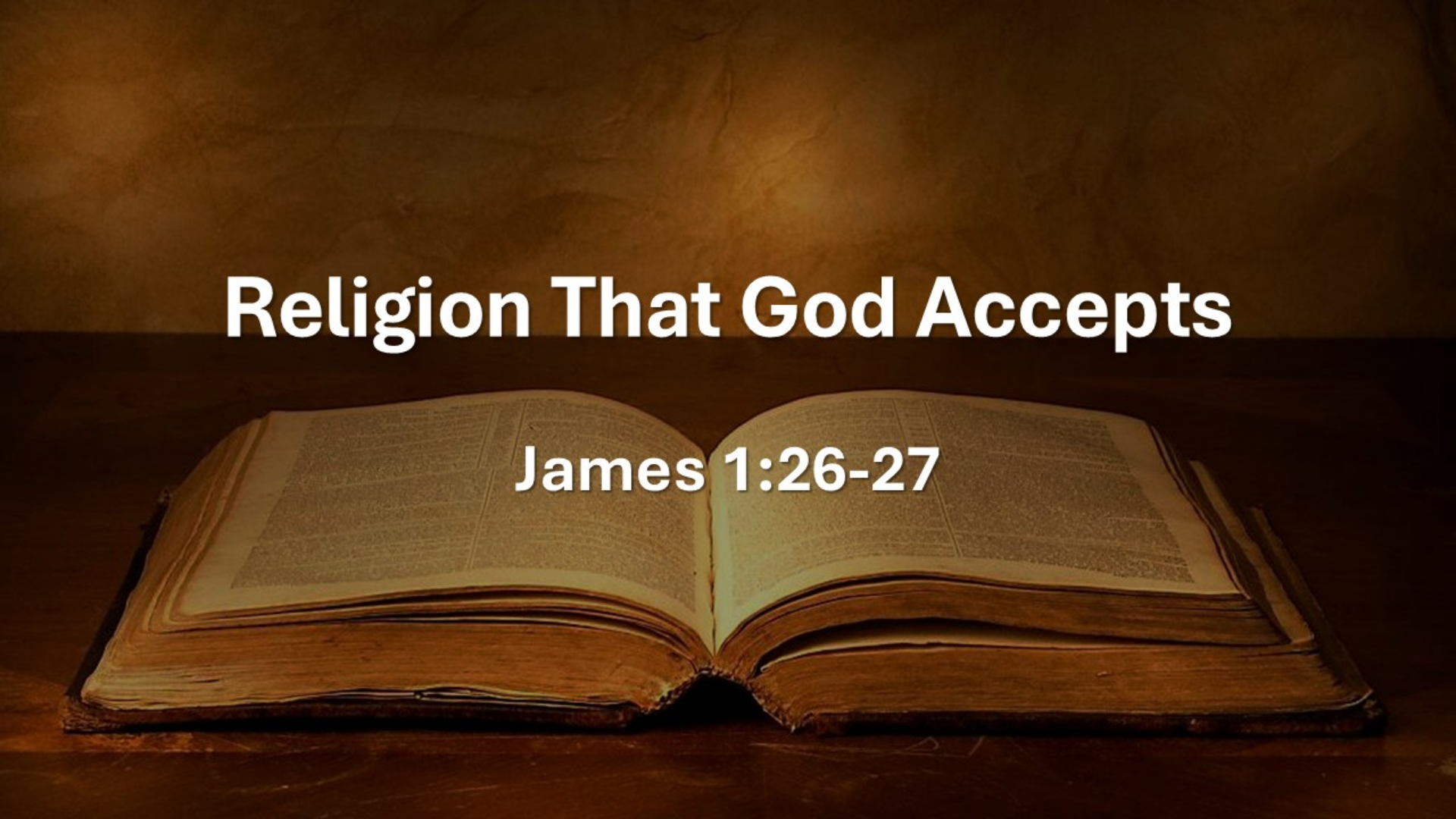 Religion That God Accepts